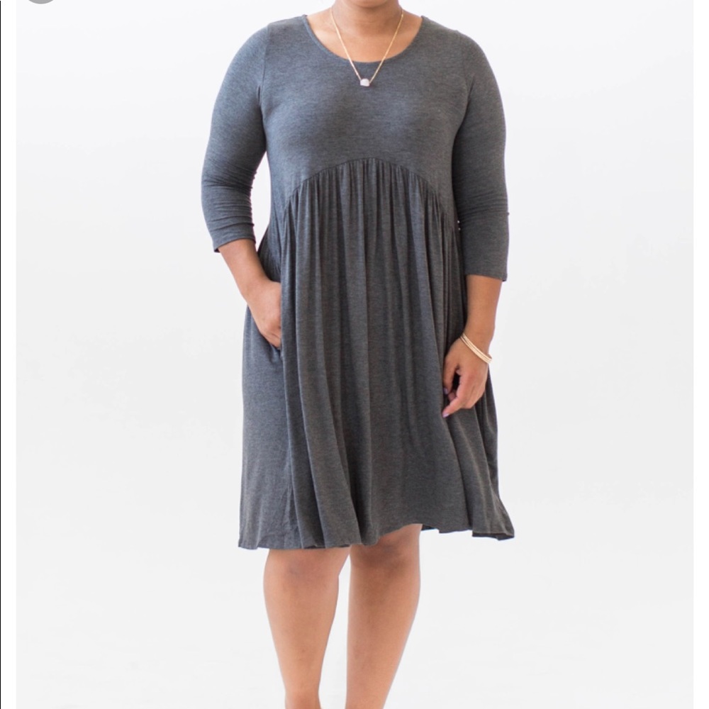 Charcoal Oakley Dress